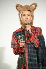 人狼に扮したタクヤ。