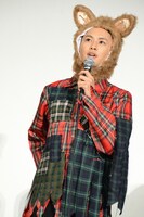 人狼に扮したタクヤ。