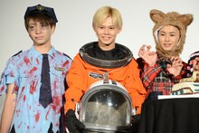 左からコーイチ、カイ、タクヤ。