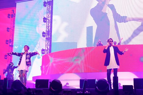 「U・F・O ～ELECTRIC HALLOWEEN～ MIXed by PKCZ(r)」の様子。（写真提供：LDH）