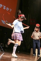 二重跳びに挑戦する上坂すみれ。