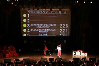 リクエストライブのランキングを紹介する上坂すみれ。