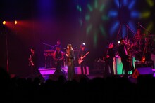 東京スカパラダイスオーケストラ「叶えた夢に火をつけて燃やす」岡山・岡山市民会館公演の様子。