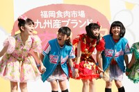 左から小泉遥香、西垣有彩、坂井仁香、上田理子。（撮影：濱本英介）