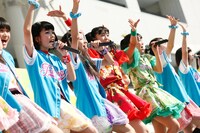 「また明日」を歌うときめき▽宣伝部×ばってん少女隊。（撮影：濱本英介）