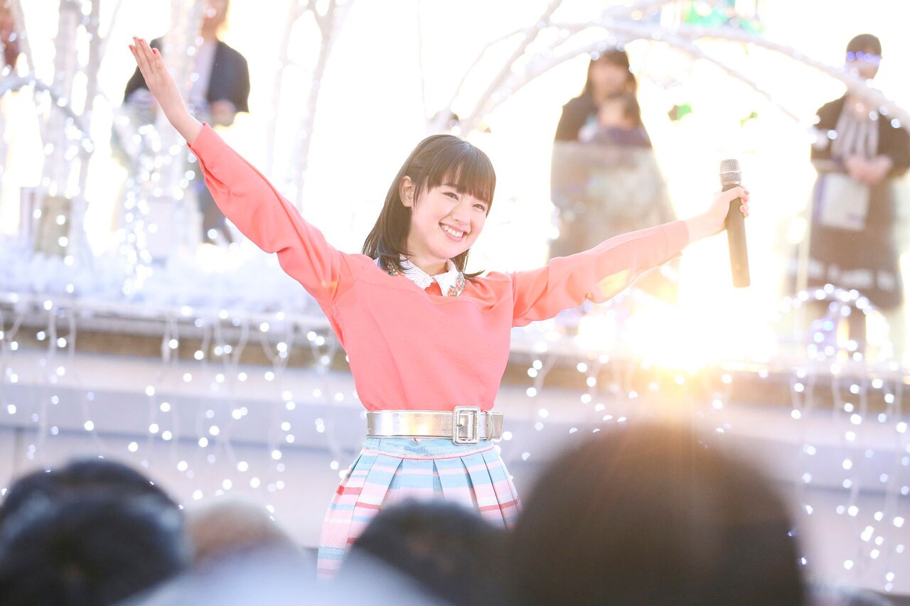 いつかは“at 武道館”！武藤彩未、晴天の豊洲で笑顔全開パフォーマンス