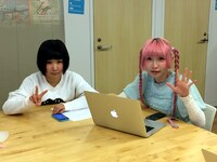 左からしふぉん、ようなぴ。