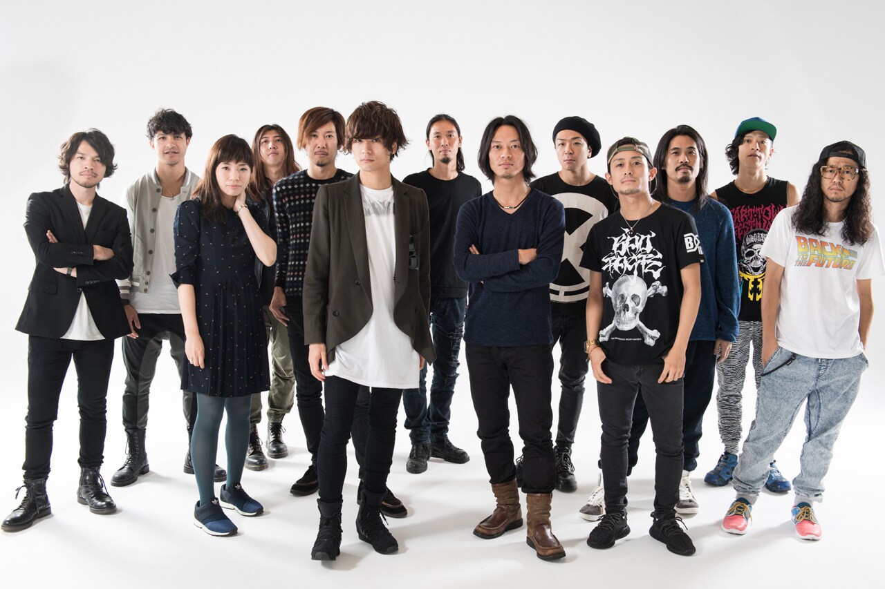 BIGMAMA、TOTALFAT、THE BACK HORNのアーティスト写真。