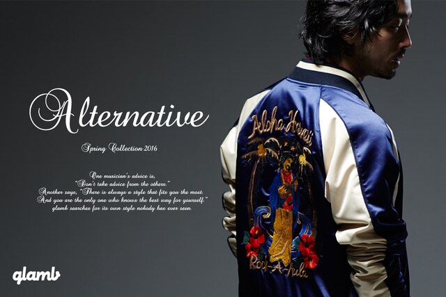 「glamb」春コレクションを着こなす金子ノブアキ（RIZE）。