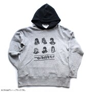ゆるめるモ!×bedsidedrama 肖像画パーカー