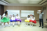 チームしゃちほこ「ドラフト会議」の様子。（撮影：笹森健一）