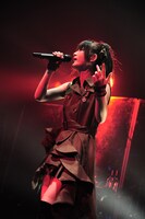 小松未可子「ハピこし！ライブ2015 ～青春×SURVIVAL～」の様子。（撮影：岡本麻衣）