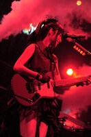 小松未可子「ハピこし！ライブ2015 ～青春×SURVIVAL～」の様子。（撮影：岡本麻衣）