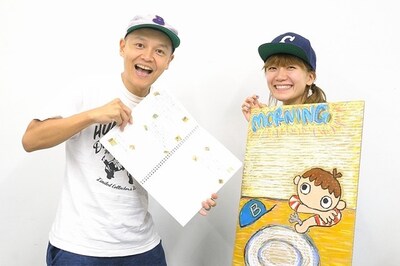 左よりBOSE（スチャダラパー）、福岡晃子（チャットモンチー）。