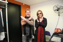 クリス・ジェリコ（左）とYOSHIKI（右）。（写真提供：ジャパンミュージックエージェンシー）