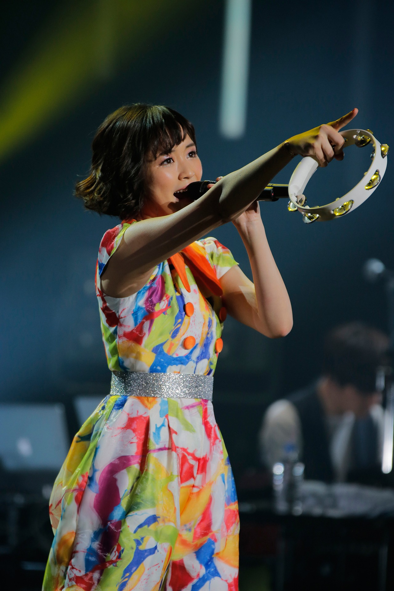 大原櫻子「大原櫻子 2nd TOUR 2015 AUTUMN～秋櫻タルトを召し上がれっ☆～」東京・Zepp DiverCity TOKYO公演の様子。（撮影：青木勇太）
