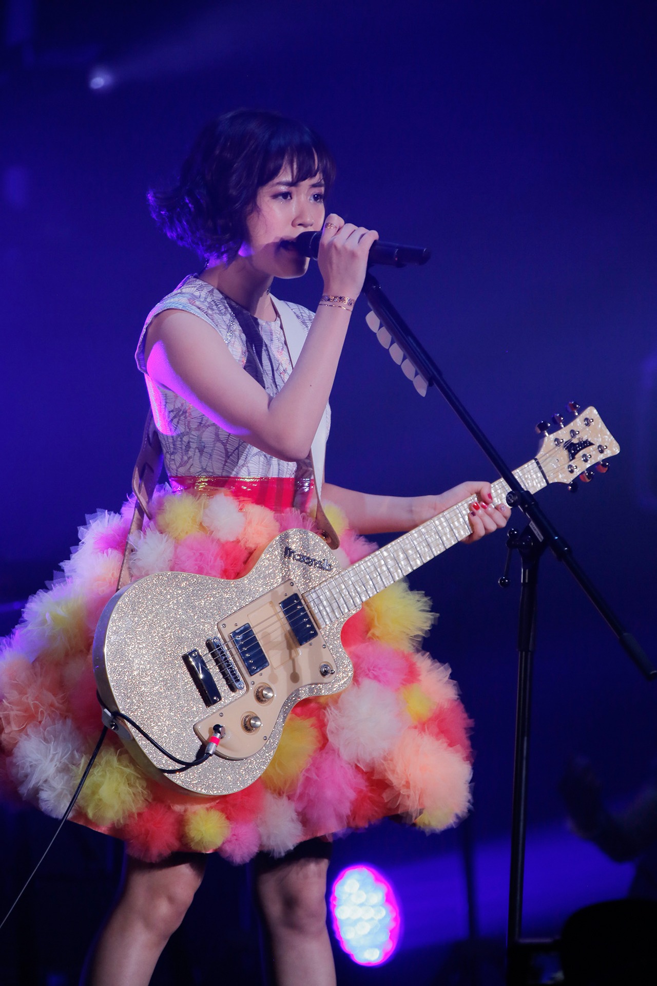 大原櫻子「大原櫻子 2nd TOUR 2015 AUTUMN～秋櫻タルトを召し上がれっ☆～」東京・Zepp DiverCity TOKYO公演の様子。（撮影：青木勇太）