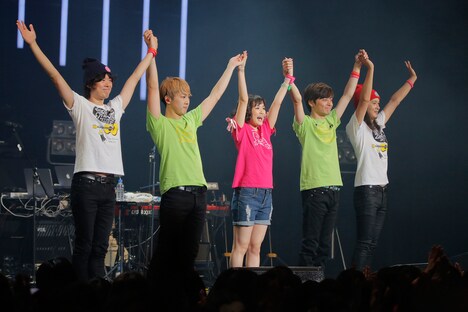 大原櫻子「大原櫻子 2nd TOUR 2015 AUTUMN~秋櫻タルトを召し上がれっ☆~」東京・Zepp DiverCity TOKYO公演の様子。(撮影:青木勇太)