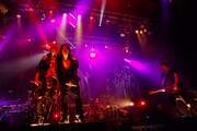 「SEX BLOOD ROCK N' ROLL」で共演をするMY FIRST STORYのHiroとVAMPS。（撮影：田中和子）