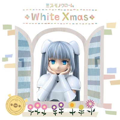 12月9日に発売されるミス・モノクロームの4thシングル「White Xmas」初回限定盤ジャケット。