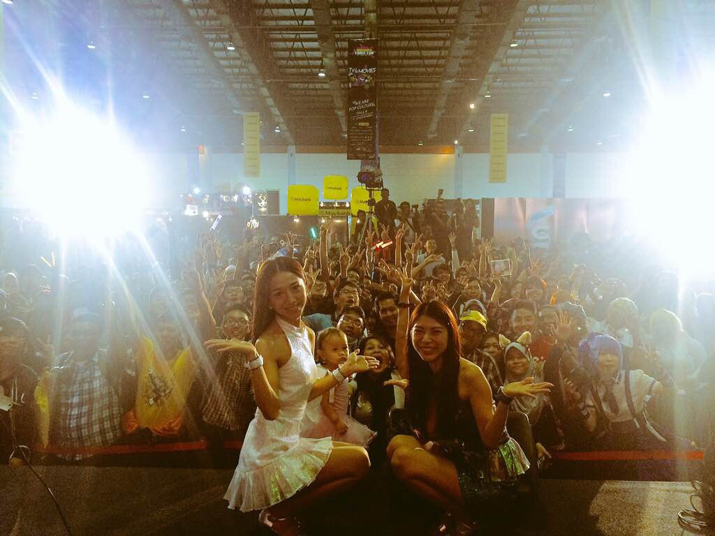 Faint★Star「インドネシア・コミックコン 2015」出演時の様子。（提供：Faint Star Tokyo）