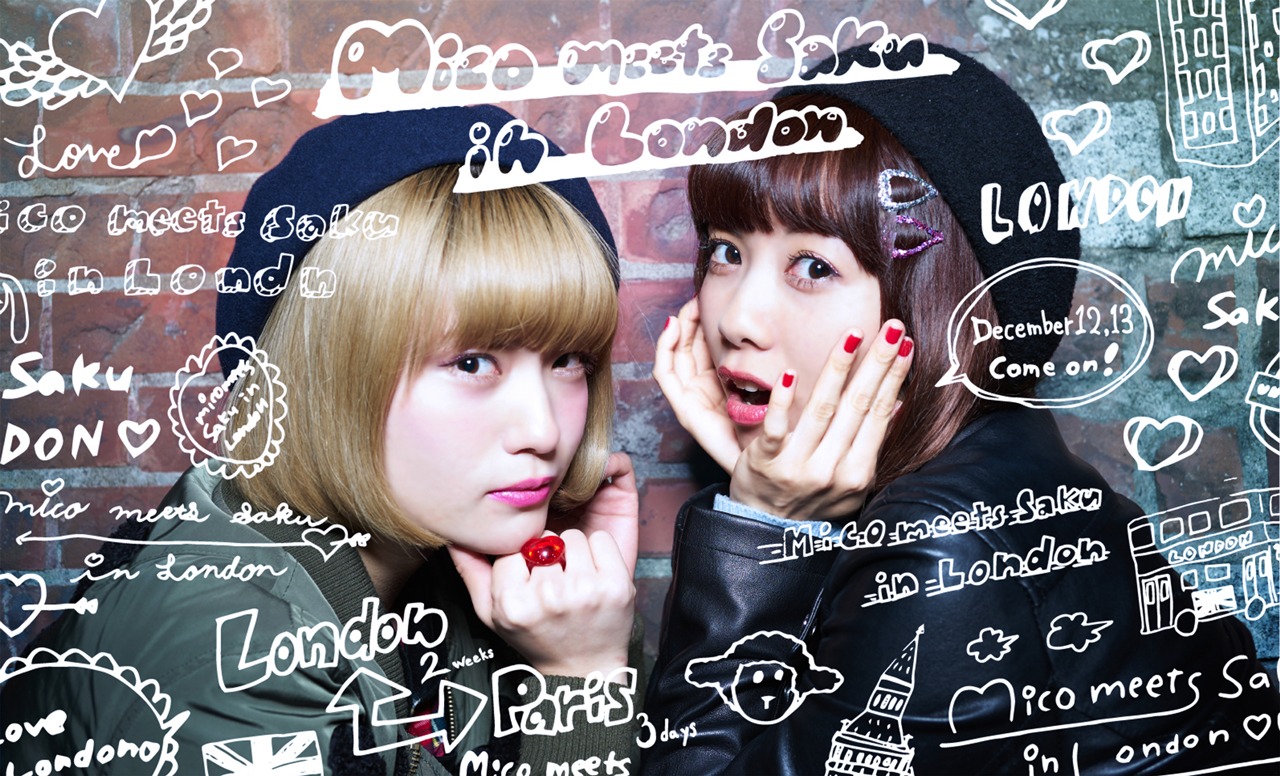 「Mico meets Saku in London▽」メインビジュアル