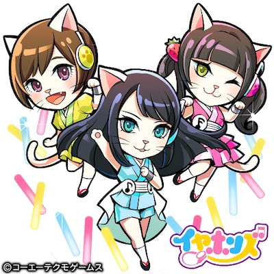 ねこ武将「イニャホンズ」画像見本