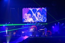 X  JAPANのライブの様子。 (c)テレビ朝日ドリームフェスティバル2015