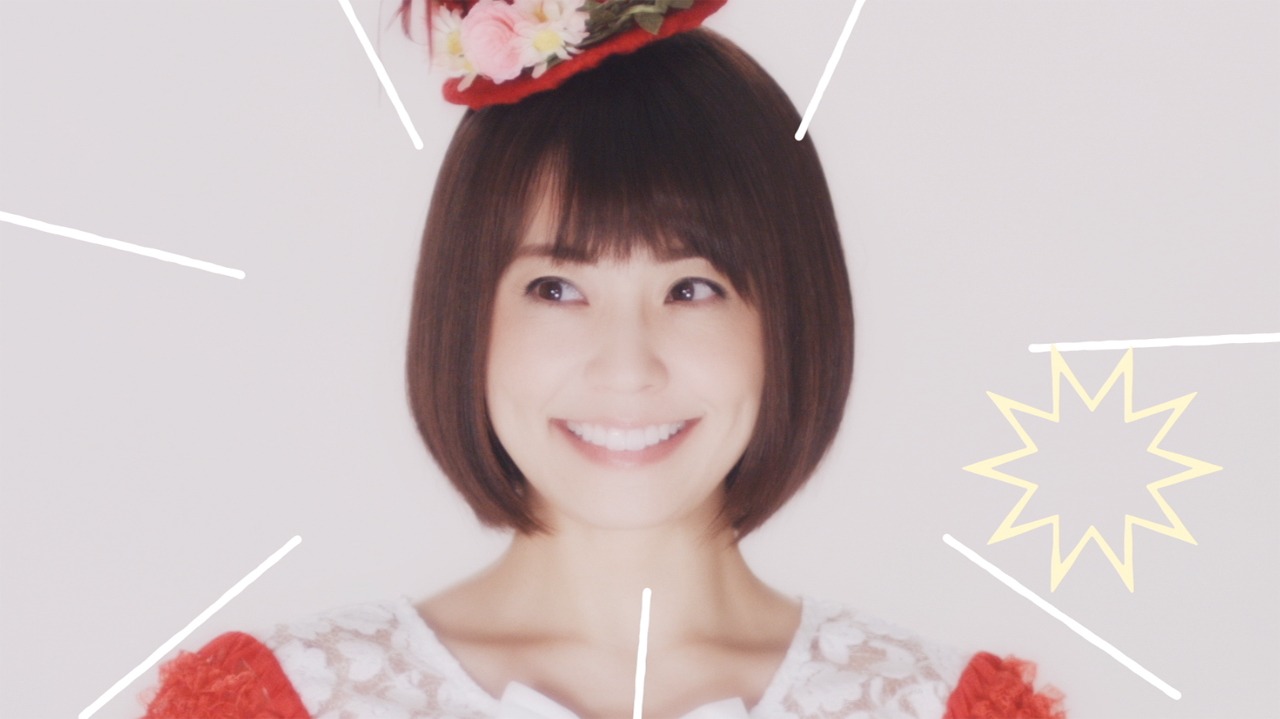 小林麻耶「ブリカマぶるーす」ミュージックビデオのワンシーン。