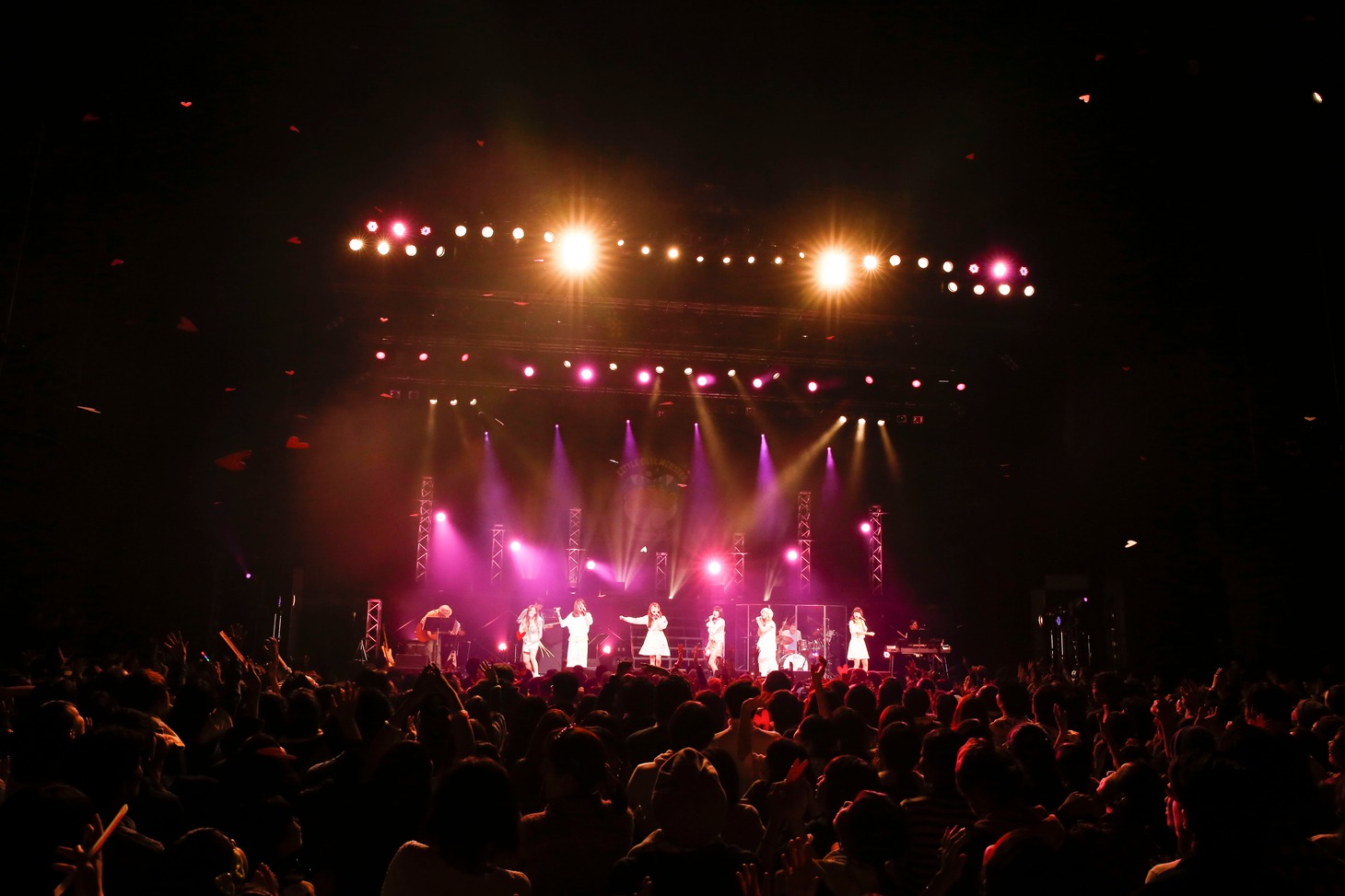 「Little Glee Monster LIVE TOUR 2015 ～リトグリ、秋のガオッとオールJAPAN!!～」EX THEATER ROPPONGI公演の模様。（写真提供：ソニー・ミュージックレコーズ）