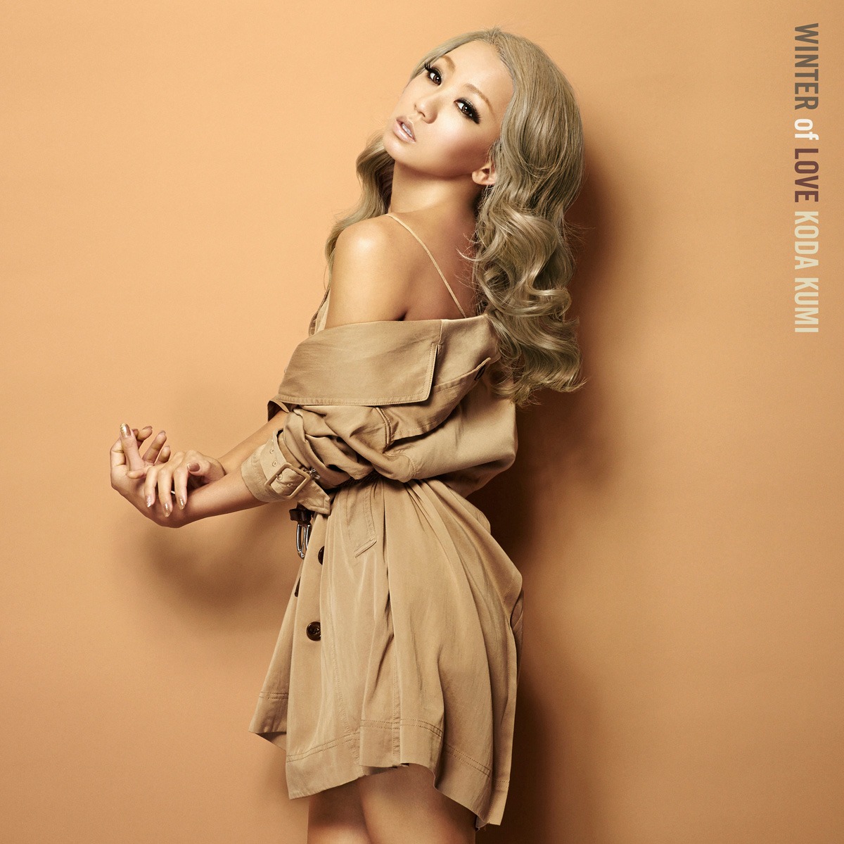 倖田來未「WINTER of LOVE」CD+DVDジャケット