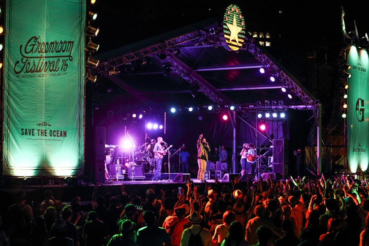 「GREENROOM FESTIVAL」の様子。