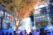 渋谷ハチ公前広場 イルミネーション