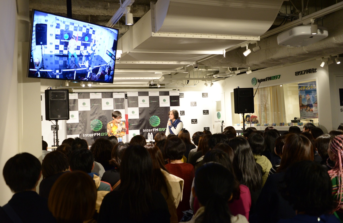 InterFM897「『MUSICK』Special」公開収録の様子。