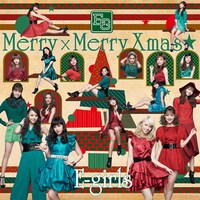 E-girls「Merry × Merry Xmas★」CD+DVDジャケット