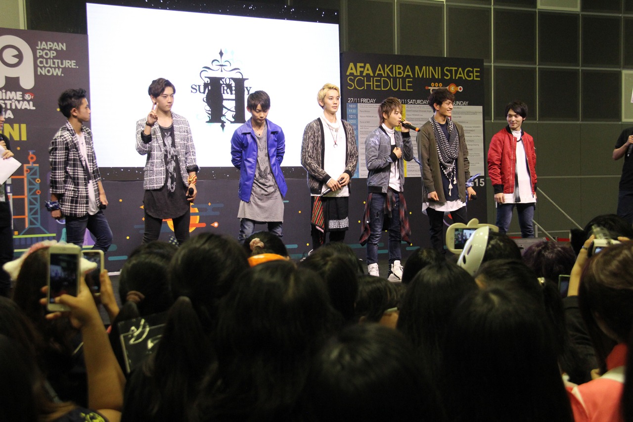 ジュノン・スーパーボーイ・アナザーズ「Anime Festival Asia Singapore 2015」出演時の様子。(c) JUNON SUPERBOY ANOTHERS PROJECT
