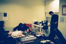 シャムキャッツのレコーディング風景。