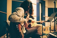 シャムキャッツのレコーディング風景。