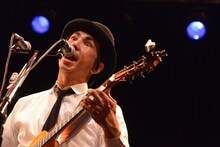 田島貴男「ひとりソウル・ツアー 2015」東京公演の様子。