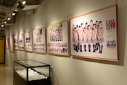「さくら学院 5th Anniversary ミュージアム」の様子。
