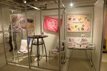 「さくら学院 5th Anniversary ミュージアム」の様子。