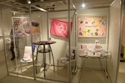 「さくら学院 5th Anniversary ミュージアム」の様子。