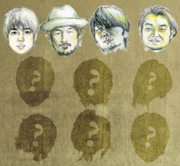 安藤裕子「頂き物」参加アーティスト第1弾似顔絵