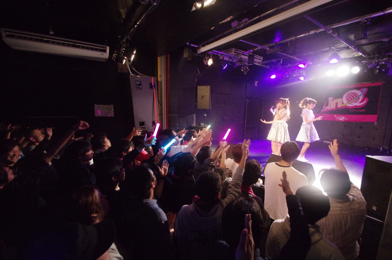 「FRONTIER～LinQ第三楽章～」発売記念名古屋公演の様子。（写真提供：ジョブ・ネット）