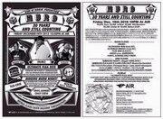 MURO「30 years and still counting」フライヤー