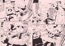 MURO「真ッ黒ニナル果テ」ページ見本