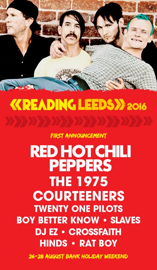 「Reading & Leeds Festivals 2016」第1弾アーティストラインナップ