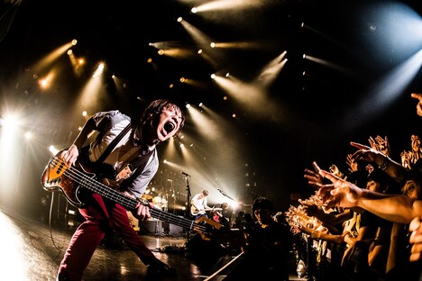 go!go!vanillas「COUNTER ACTION TOUR 2015」東京・赤坂BLITZ公演の様子。（撮影：浜野カズシ）