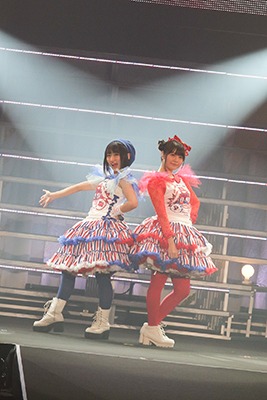 petit milady「キュートでポップなトゥインクル級王座決定戦！～スキ キライ キライ 大スキ▽～」の様子。