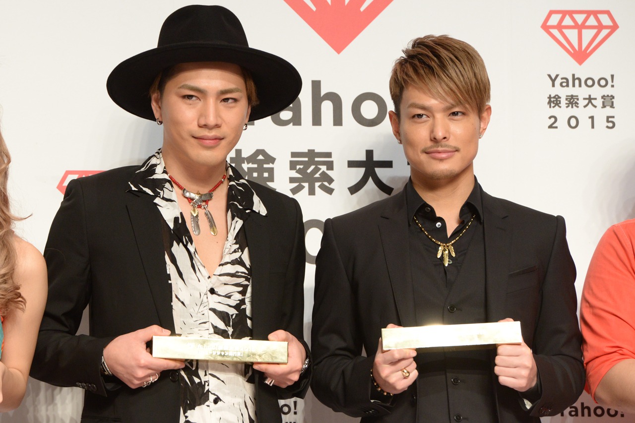 左から登坂広臣、今市隆二。